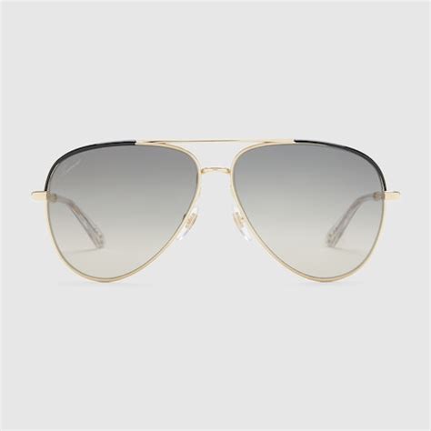 occhiali gucci aviator metallo donna|Gucci Livermore Outlet.